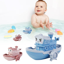 Load image into Gallery viewer, Educational Mechanical Bath Boats Set Safe Splash Play Water Boats Parent-Child Bath Interaction Toys for Bathtub Fun
