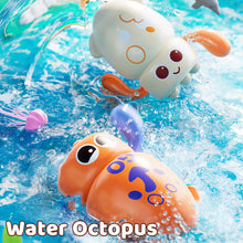Load image into Gallery viewer, Cute Wind-Up Bath Octopus Toy Non-Battery Water Play Squid Easy-Wind Bathtime Fun Montessori Sensory Bath Toy
