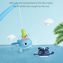 Load image into Gallery viewer, Magnetic Fishing Bath Toy Set Whale Water Play Develop Motor Skills Bathtub Fun Toy Interactive Water Activity Set
