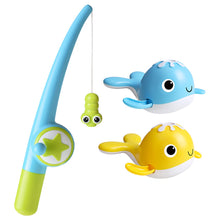 Load image into Gallery viewer, Magnetic Fishing Bath Toy Set Whale Water Play Develop Motor Skills Bathtub Fun Toy Interactive Water Activity Set

