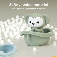 Load image into Gallery viewer, Stackable Bath Boats for Toddlers Water Play Animal Bath Stacking Boats with Puppets Sensory Bath Toys for Babies Parent-Child Bath Time
