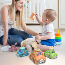 Load image into Gallery viewer, Inertia Sensory Toy Car with Storage Function Smooth Rolling Baby First Car Toy Cartoon Inertia Learning Car Toy For Baby Kids
