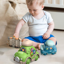 Load image into Gallery viewer, Inertia Sensory Toy Car with Storage Function Smooth Rolling Baby First Car Toy Cartoon Inertia Learning Car Toy For Baby Kids
