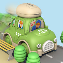 Load image into Gallery viewer, Inertia Sensory Toy Car with Storage Function Smooth Rolling Baby First Car Toy Cartoon Inertia Learning Car Toy For Baby Kids
