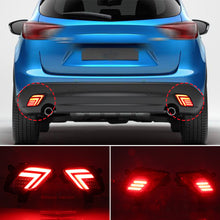 Load image into Gallery viewer, Pair Auto LED Rear Bumper Reflector Lights Driving Brake Warning Dynamic Turn Signal Lamps For Mazda CX5 CX-5 2012 - 2016 DC12V
