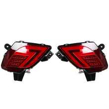 Load image into Gallery viewer, Pair Auto LED Rear Bumper Reflector Lights Driving Brake Warning Dynamic Turn Signal Lamps For Mazda CX5 CX-5 2012 - 2016 DC12V
