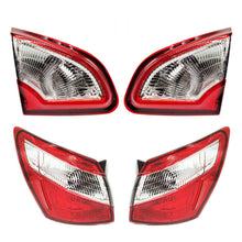 Load image into Gallery viewer, Car Rear Tail Light Outer Inner Brake Fog Lamp Accessories Car Warning Running Light For Nissan Qashqai 2008-2015 EU Version
