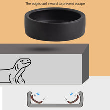 Load image into Gallery viewer, Reptile Food Bowl Anti-Escape Ceramic Feeder High Rim Anti-Slip Feeder Dish for Lizards Leopard Gecko Chameleon Corn Snake
