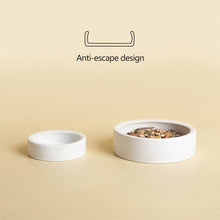 Load image into Gallery viewer, Reptile Food Bowl Anti-Escape Ceramic Feeder High Rim Anti-Slip Feeder Dish for Lizards Leopard Gecko Chameleon Corn Snake
