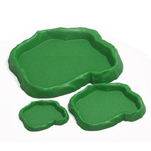 Load image into Gallery viewer, Simulated Natural Rock Shape Reptile Food Water Bowl Bathing Dish Dual Use Bowl For Turtles Lizard Snake Frog
