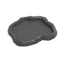 Load image into Gallery viewer, Simulated Natural Rock Shape Reptile Food Water Bowl Bathing Dish Dual Use Bowl For Turtles Lizard Snake Frog
