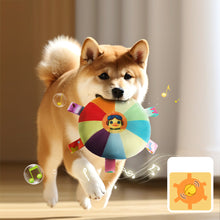 Load image into Gallery viewer, Interactive Dog Toy with bell Dog Bite Toys Flying Disc for Training and Play Stress Relief Plush Stuffed Dog Toy
