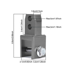 Load image into Gallery viewer, M8 M10 Motorcycle Modify Rear Shock Round End Change Fork End Accessories Dual Fork Port Rear Shock Height Increase Part
