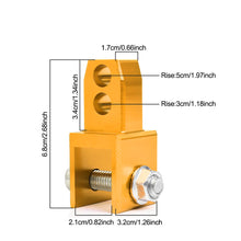Load image into Gallery viewer, M8 M10 Motorcycle Modify Rear Shock Round End Change Fork End Accessories Dual Fork Port Rear Shock Height Increase Part
