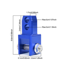 Load image into Gallery viewer, M8 M10 Motorcycle Modify Rear Shock Round End Change Fork End Accessories Dual Fork Port Rear Shock Height Increase Part
