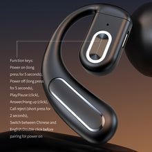 Load image into Gallery viewer, 1PC 180° Rotating Reversible Wireless Bluetooth Headphones Ear-Hook Business Sports Headphones
