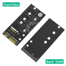 Load image into Gallery viewer, M.2 NGFF to SATA Adapter Card B Key/B &amp; M Key SSD Converter NGFF M2 to 2.5 Inch SATA III Drivers For NGFF M.2 2280 2260 2242 2230 SSD (Not for M.2 NVME)
