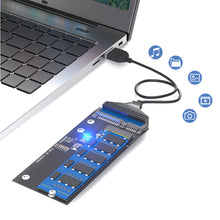 Load image into Gallery viewer, M.2 NGFF to SATA Adapter Card B Key/B &amp; M Key SSD Converter NGFF M2 to 2.5 Inch SATA III Drivers For NGFF M.2 2280 2260 2242 2230 SSD (Not for M.2 NVME)
