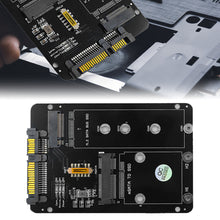 Load image into Gallery viewer, 1PC 2 IN 1 Combine M.2 NGFF Key B &amp; mSATA SSD To SATA3 Adapter 
