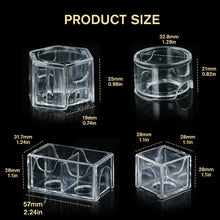 Load image into Gallery viewer, 1PC Transparent Acrylic Chalk Storage Box Square Round Hexagonal Chalk Stain-Proof And Moisture-Proof Protective Box Billiards Supplies
