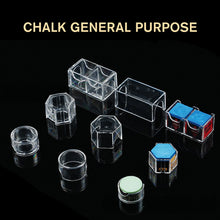 Load image into Gallery viewer, 1PC Transparent Acrylic Chalk Storage Box Square Round Hexagonal Chalk Stain-Proof And Moisture-Proof Protective Box Billiards Supplies
