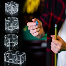 Load image into Gallery viewer, 1PC Transparent Acrylic Chalk Storage Box Square Round Hexagonal Chalk Stain-Proof And Moisture-Proof Protective Box Billiards Supplies
