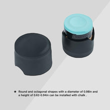 Load image into Gallery viewer, 1PC Soft Rubber Chalk Storage Box With Magnetic Holes Stain-Proof Square Round Hexagonal Chalk Protective Box Billiards Supplies
