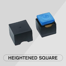 Load image into Gallery viewer, 1PC Soft Rubber Chalk Storage Box With Magnetic Holes Stain-Proof Square Round Hexagonal Chalk Protective Box Billiards Supplies

