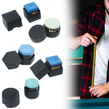 Load image into Gallery viewer, 1PC Soft Rubber Chalk Storage Box With Magnetic Holes Stain-Proof Square Round Hexagonal Chalk Protective Box Billiards Supplies
