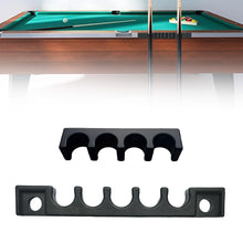 Load image into Gallery viewer, 1PC 4-5 Hole Professional Billiard Cue Holder With Adhesive Back And Reserved Chalk Slot Billiards Accessories
