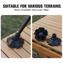 Load image into Gallery viewer, 4PCS Outdoor Camping Moon Chair Foot Covers Anti-Slip And Anti-Sink Rotatable Frog Foot Pads Camping Accessories
