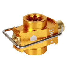 Load image into Gallery viewer, 1PC Outdoor Camping Flat Gas Canister Refill Adapter Residual Gas Transfer Valve Compatible with Stove Burner
