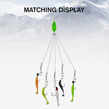Load image into Gallery viewer, Alabama Rig Swarm Attack Lure With 8-Shaped Rotating Ring And Pin Multi-Lure Synergy For Enhanced Attraction Lure Fishing Accessories
