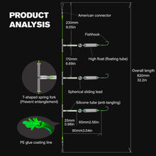 Load image into Gallery viewer, European-Style Anti-Snag Bottom Hook For Multi-Layer Fishing System Ready-To-Fish Iseama Hooks For Crucian Carp Grass Carp Tilapia
