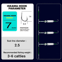 Load image into Gallery viewer, European-Style Anti-Snag Bottom Hook For Multi-Layer Fishing System Ready-To-Fish Iseama Hooks For Crucian Carp Grass Carp Tilapia

