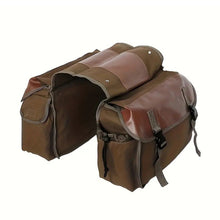 Load image into Gallery viewer, Canvas Motorcycle Saddlebag Luggage Bags Waterproof Stroage Bag For Honda Suzuki
