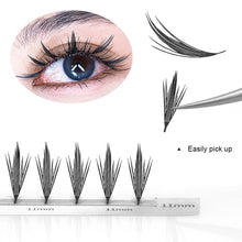Load image into Gallery viewer, Manga Wings Grafting Eyelash Rapid Molding Manga Tower Top Thick and Soft False Eyelash C Curling Vacation Eyelash

