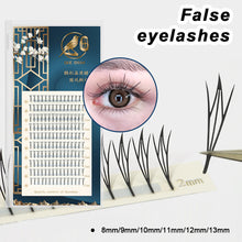 Load image into Gallery viewer, Grafted Eyelashes Segmented Single Cluster False Eyelashes Soft Non Loose Roots Flexible False Eyelashes
