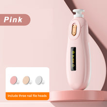 Load image into Gallery viewer, Portable Nail Clipper Fully Automatic Nail Clipper Elderly and Children's Nail Clipper Nail Grinder Electric Baby Nail Grinder
