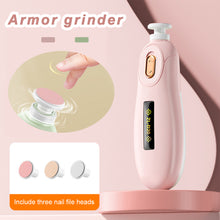 Load image into Gallery viewer, Portable Nail Clipper Fully Automatic Nail Clipper Elderly and Children's Nail Clipper Nail Grinder Electric Baby Nail Grinder
