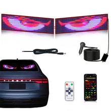 Load image into Gallery viewer, Devil Eye Truck Car RGB LED Pixel Panel Light APP Control Soft Foldable Ambient Light DIY Programmable LED Panel Flexible Display Light
