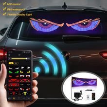 Load image into Gallery viewer, Devil Eye Truck Car RGB LED Pixel Panel Light APP Control Soft Foldable Ambient Light DIY Programmable LED Panel Flexible Display Light
