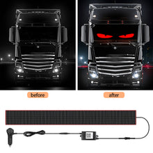 Load image into Gallery viewer, Devil Eye Truck Car RGB LED Pixel Panel Light APP Control Soft Foldable Ambient Light DIY Programmable LED Panel Flexible Display Light
