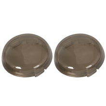 Load image into Gallery viewer, 2Pcs Motorcycle Indicator Turn Signal Light Lens Cover Caps For Harley Dyna Softail Electra Glide Road King Sportster 883 1200
