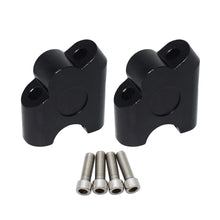 Load image into Gallery viewer, 2Pcs Universal Motorcycle Handle Riser 22mm Handlebar Clamp Mount Back Move Adapter Handlebar Riser Clamp Handlebar Riser Mount
