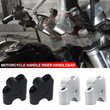 Load image into Gallery viewer, 2Pcs Universal Motorcycle Handle Riser 22mm Handlebar Clamp Mount Back Move Adapter Handlebar Riser Clamp Handlebar Riser Mount
