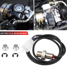 Load image into Gallery viewer, 12v Motorcycles Sensor Cable With 2 Magnets For ATV Scooter Digital Odometer Speedometer Tachometer 3 pins Sensor Cable
