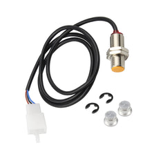 Load image into Gallery viewer, 12v Motorcycles Sensor Cable With 2 Magnets For ATV Scooter Digital Odometer Speedometer Tachometer 3 pins Sensor Cable
