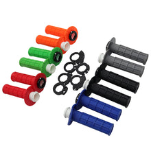 Load image into Gallery viewer, Universal Motorcycle Hand Grips 22mm The Snap-on Cam Lock-on Grips Dirt Bike Handlebar For 125-500 SX SXF EXC EXCF XC XCF
