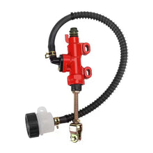 Load image into Gallery viewer, Motorcycle Rear Brake Pump with Fluid Reservoir Cup Foot Hydraulic Refit Rear Brake Master Cylinder Pump For ATV Suzuki Kawasaki Honda Yamaha

